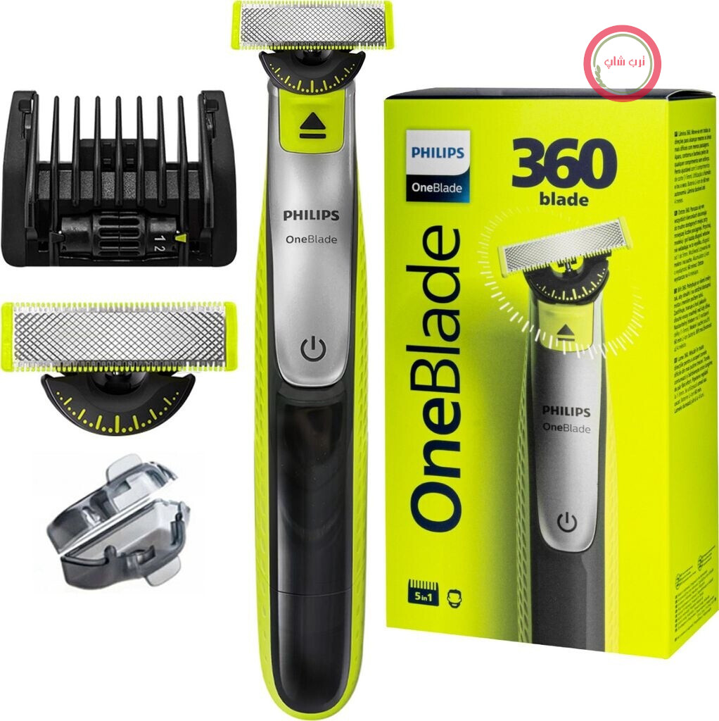 ماشین اصلاح و ریش تراش برقی فیلیپس مدل OneBlade 360 Blade با قابلیت 360 تیغه، مدل Innovation QP2734/20